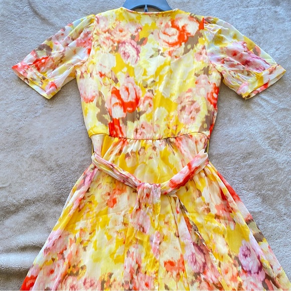 Calvin Klein Maxi dress. Size 2. Womens Floral Print Tea party Maxi Dress - Picture 4 of 14